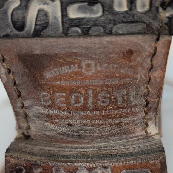 Bed Stu Manchester Knee High Leather Lace Back Boots - Picture 16 of 16